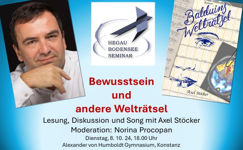 „Balduins Welträtsel“ – Lesung in Konstanz mit&nbsp;Livestream